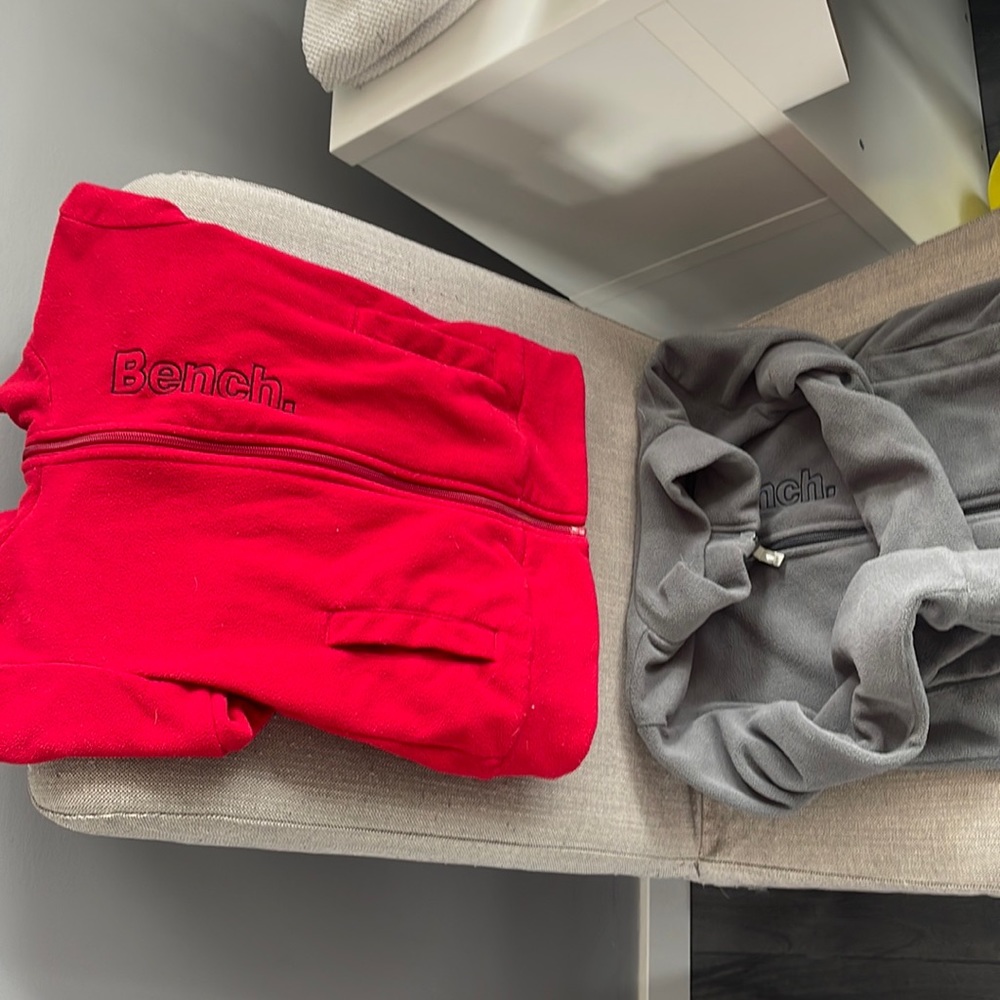 Bench fleece zip ups